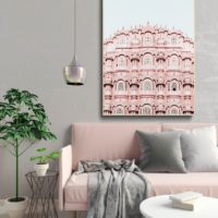 Wall art - Pink Building - Canvas prints- Poster prints - Image 4