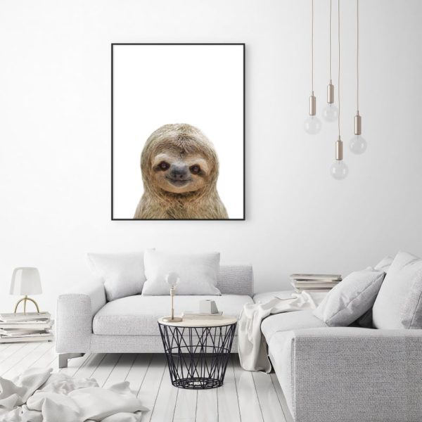 Wall Art- Sloth Baby- Canvas Print - Poster Print - Image 2