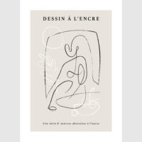 Wall Art - Line Art Women 3 sets - Poster Prints -Canvas Prints - Image 4