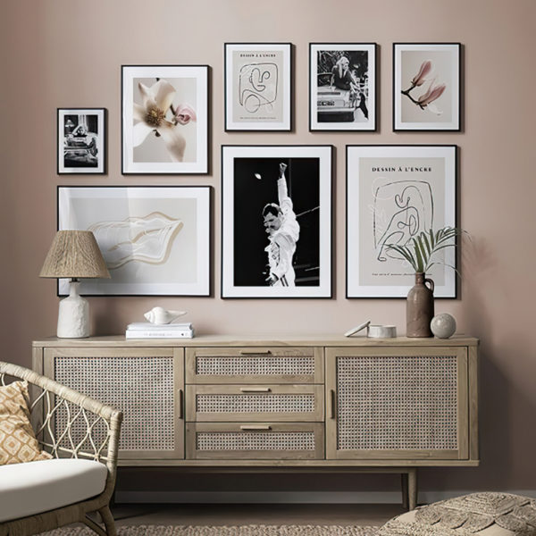 Wall Art - Line Art Women 3 sets - Poster Prints -Canvas Prints - Image 5