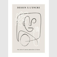 Wall Art - Line Art Women 3 sets - Poster Prints -Canvas Prints - Image 3