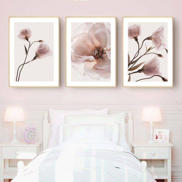 Wall Art - Garden Roses 3 sets - Poster Prints -Canvas Prints