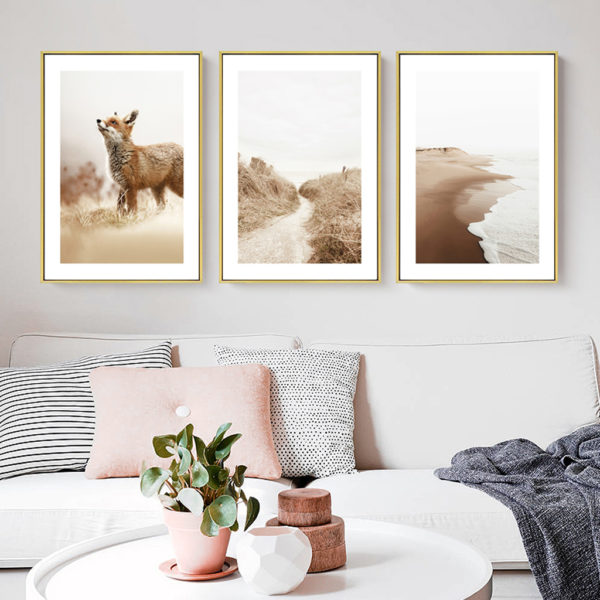 Wall Art - Walk to beach II 3 sets - Poster Prints -Canvas Prints