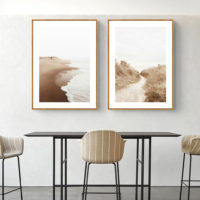 Wall Art - Walk to beach II 3 sets - Poster Prints -Canvas Prints - Image 2