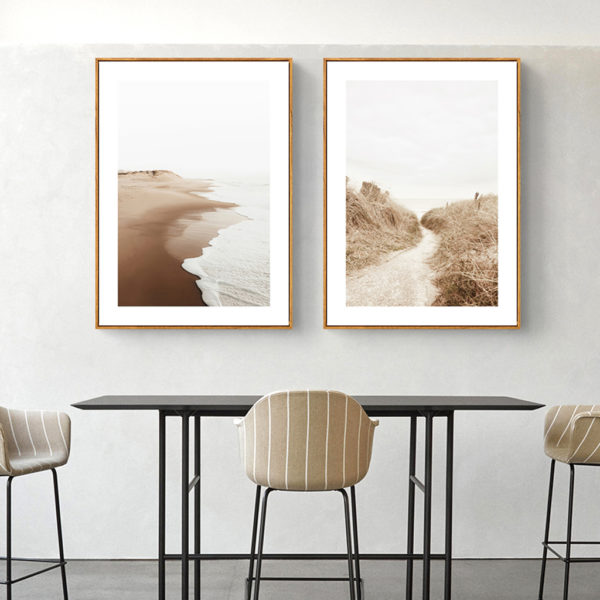 Wall Art - Walk to beach II 3 sets - Poster Prints -Canvas Prints - Image 2