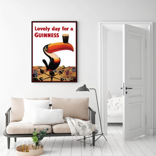 Wall Art - Beer Lovely Day For A Guinness - Canvas Prints-Poster Prints - Image 2