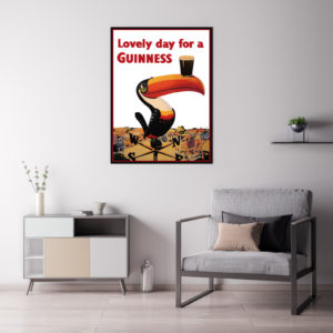 Wall Art - Beer Lovely Day For A Guinness - Canvas Prints-Poster Prints