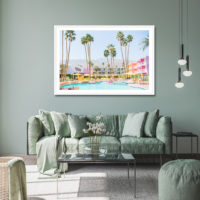 Wall Art - Flamingo Pool - Canvas Prints-Poster Prints - Image 2