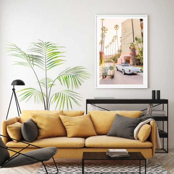 Wall Art - Beverley Hills Hotel - Canvas Prints-Poster Prints