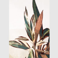 Wall art - Botanical Leaves 2 sets- Canvas Prints- Poster Prints - Image 2