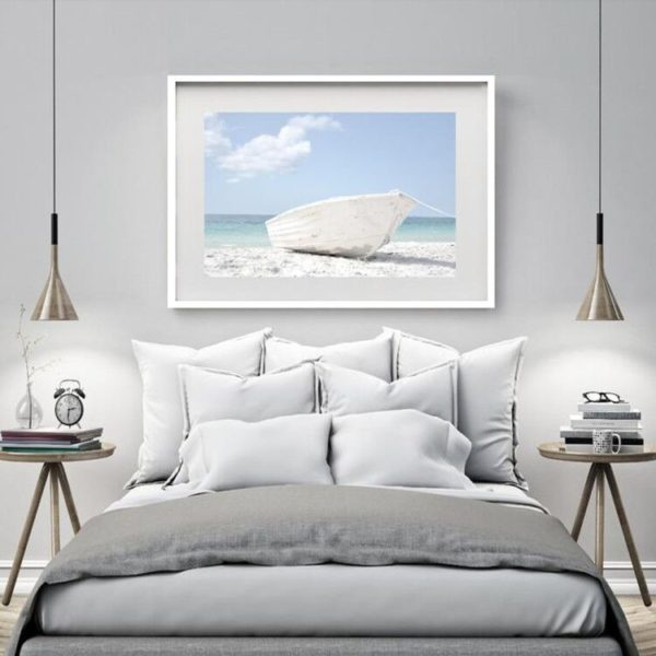 Wall Art - Coastal Boat - Canvas Print - Poster Print - Image 2