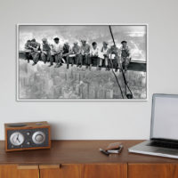 Wall Art - New York Lunch - Canvas Prints-Poster Prints