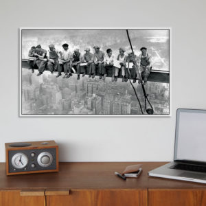 Wall Art - New York Lunch - Canvas Prints-Poster Prints