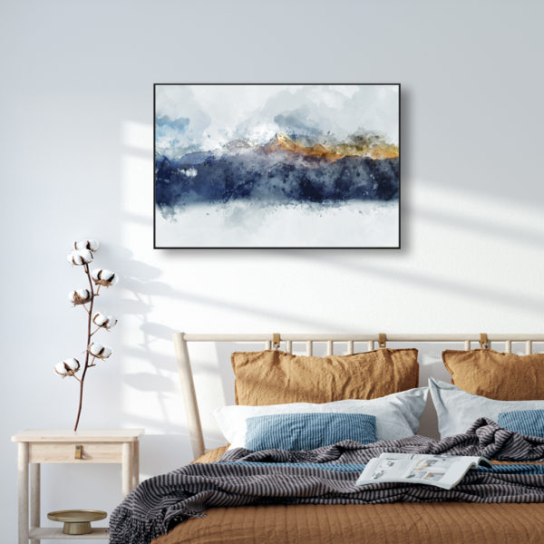 Wall Art - Abstract Sunlight Mountains - Canvas Prints-Poster Prints - Image 2