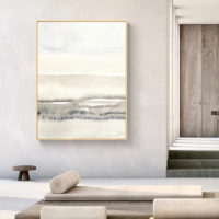 Wall art - Abstract Beige And Grey (2 sets) - Canvas Prints- Poster Prints - Image 4