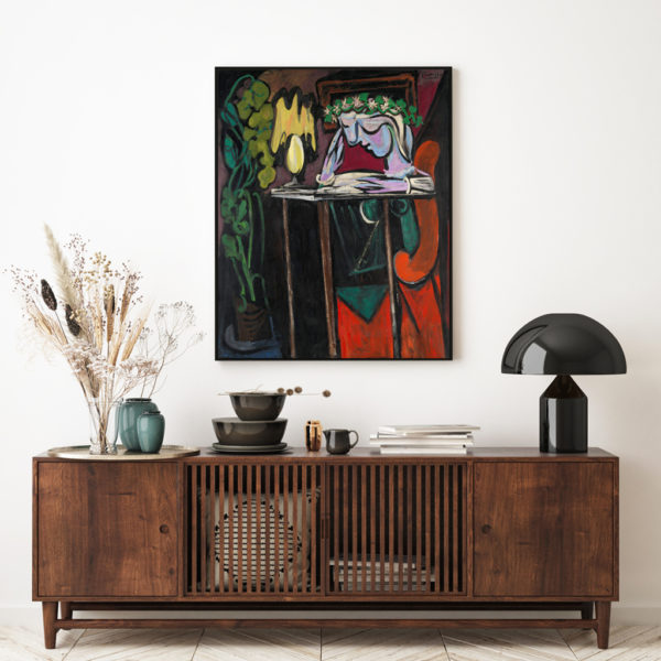 Wall Art - Reading Girl by Pablo Picasso - Canvas Prints-Poster Prints
