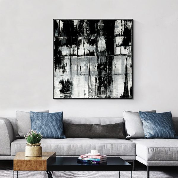 Wall Art - Abstract Black - Canvas Prints-Poster Prints - Image 4