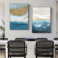 Wall Art prints - Abstract Sky And Sea ( 3 sets )- Poster Prints -Canvas Prints - Image 3