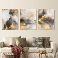 Wall Art -Marbled Pattern 2 sets I - Canvas Prints-Poster Prints - Image 2