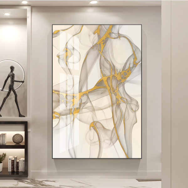 Wall Art - Modern Abstract Gold - Canvas Prints-Poster Prints