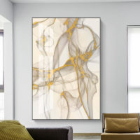 Wall Art - Modern Abstract Gold - Canvas Prints-Poster Prints - Image 2