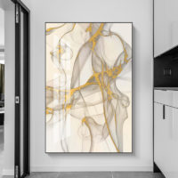 Wall Art - Modern Abstract Gold - Canvas Prints-Poster Prints - Image 3