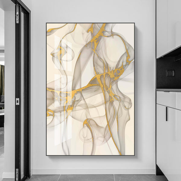 Wall Art - Modern Abstract Gold - Canvas Prints-Poster Prints - Image 3
