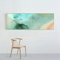 Wall Art - Watercolour Green II - Canvas Prints-Poster Prints - Image 2