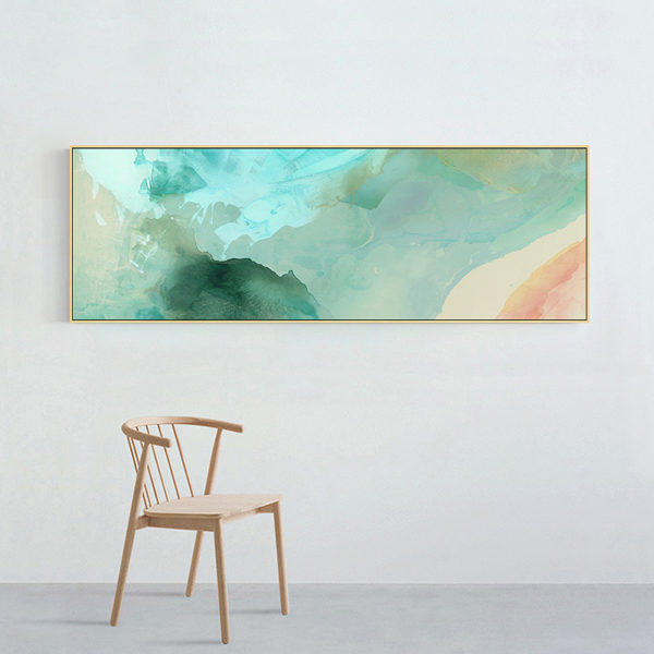 Wall Art - Watercolour Green II - Canvas Prints-Poster Prints - Image 2
