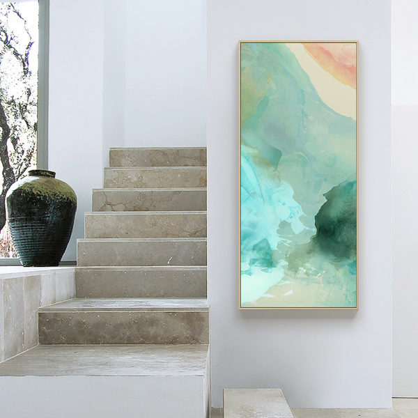 Wall Art - Watercolour Green II - Canvas Prints-Poster Prints