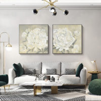 Wall Art - White Peony (2 sets)- Canvas Prints-Poster Prints - Image 3