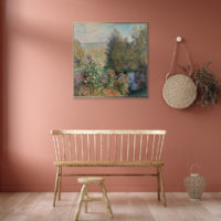 Wall Art - Corner of the garden at Montgeron by Monet - Canvas Prints-Poster Prints - Image 3