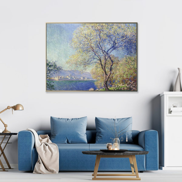 Wall Art - Antibes Seen from the Salis Gardens by Monet- Canvas Prints-Poster Prints