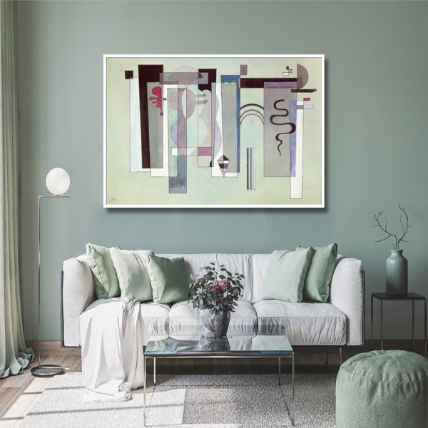 Wall Art - United Spaces By Wassily Kandinsky - Canvas Prints-Poster Prints