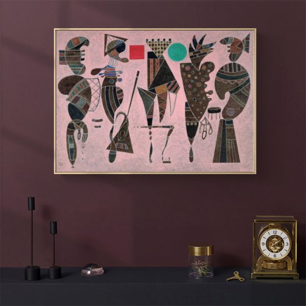 Wall Art - Circle and Square By Wassily Kandinsky - Canvas Prints-Poster Prints