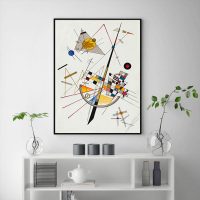 Wall Art - Delicate Tension By Wassily Kandinsky - Canvas Prints-Poster Prints - Image 3