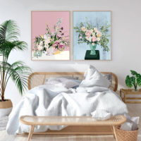 Wall art - Floral 2 sets- Canvas Prints- Poster Prints - Image 2