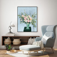 Wall art - Floral 2 sets- Canvas Prints- Poster Prints - Image 3