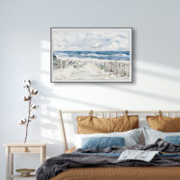 Wall Art - Pathway To Beach - Canvas Prints-Poster Prints