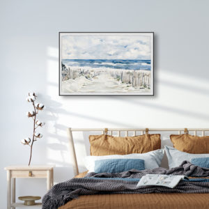 Wall Art - Pathway To Beach - Canvas Prints-Poster Prints