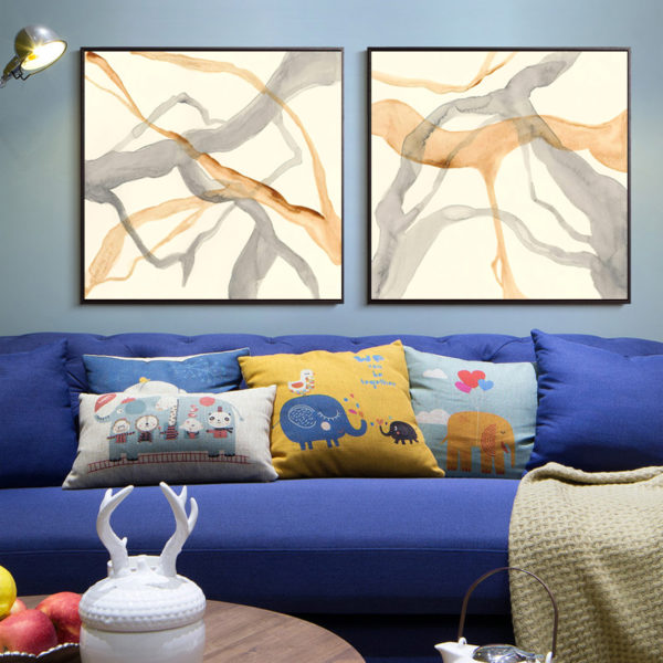 Wall Art - Rivulets 2 sets - Canvas Prints-Poster Prints - Image 4