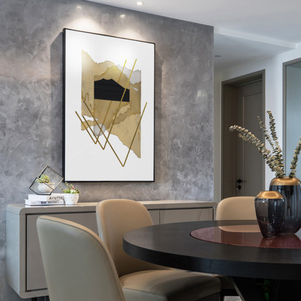 Wall Art - Modern Gold ( 3 sets )- Poster Prints -Canvas Prints - Image 2