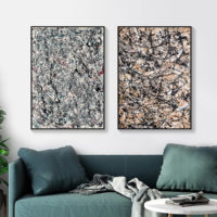 Wall art - Abstract Line 2 sets- Canvas Prints- Poster Prints - Image 2