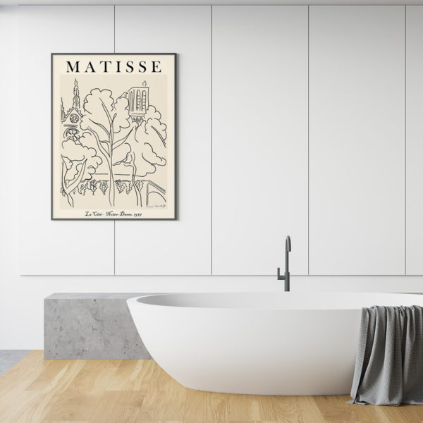 Wall Art - Line Art By Henri Matisse - Canvas Prints-Poster Prints - Image 3