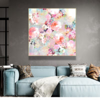 Wall Art - Romantic Pink Watercolor Chic Floral - Canvas Prints-Poster Prints - Image 3