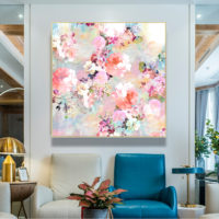 Wall Art - Romantic Pink Watercolor Chic Floral - Canvas Prints-Poster Prints - Image 2