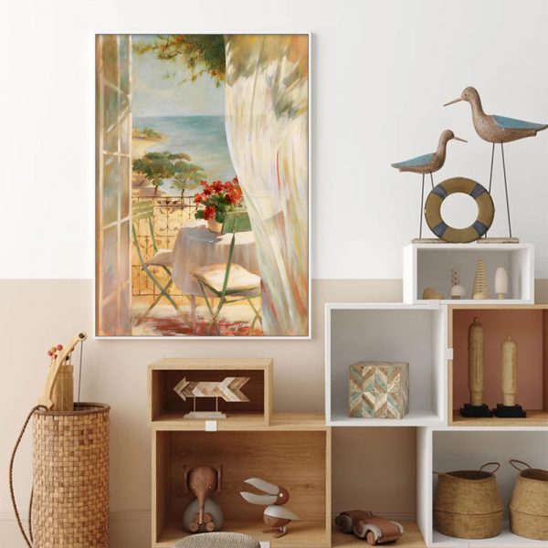 Wall Art - Flowers Painting Style A - Canvas Prints-Poster Prints - Image 2