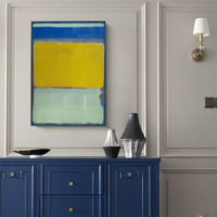 Wall Art - Blue Yellow Green By Mark Rothko - Canvas Prints-Poster Prints