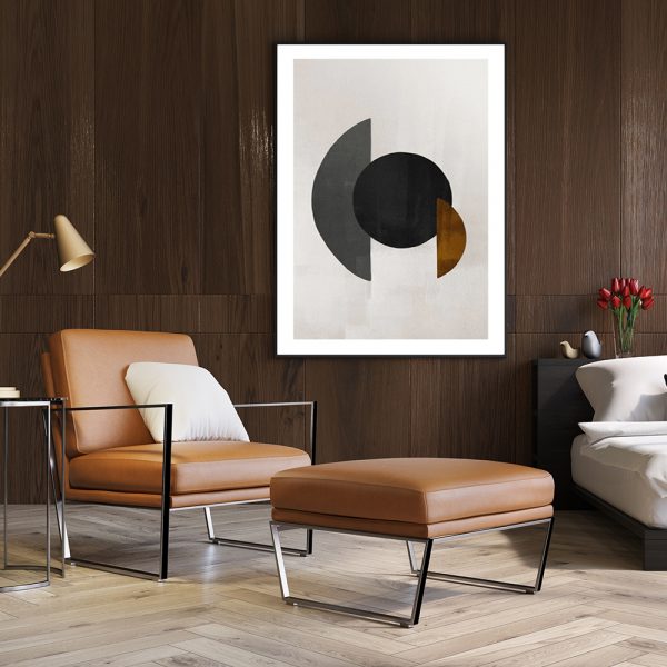 Wall Art - Abstract Circle III - Canvas Prints-Poster Prints - Image 3