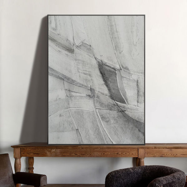 Wall Art  - Abstract Grey 3 sets - Poster Prints -Canvas Prints - Image 4